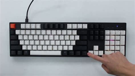 Keychron C1 Mechanical Keyboard 87 Backlit Keys Layout - www.glwec.in