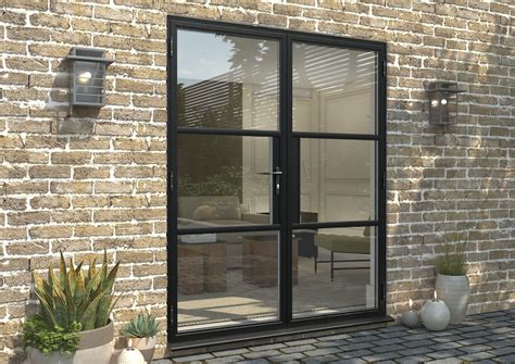 1800mm Black Heritage Aluminium French Doors | Express Doors Direct