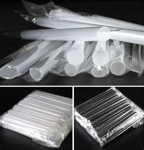 Custom PLA drinking straws Recycled Biodegradable drinking straws ...