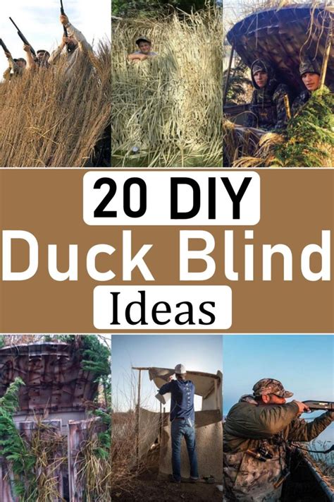 20 DIY Duck Blind Ideas - Hunters Love - Craftsy