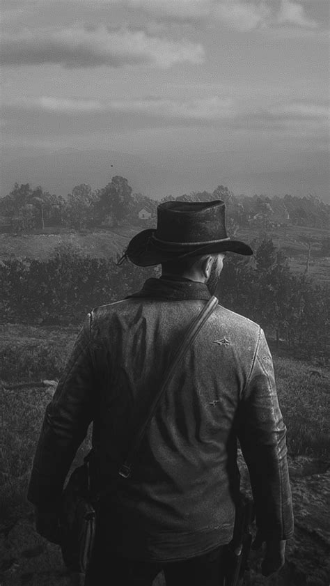 Arthur Morgan | Classy Wallpaper | RDR2 | 4k Wallpaper | Black and white wallpaper | Black and ...