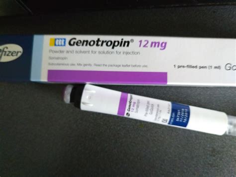 Picture: Pfizer Genotropin 12mg