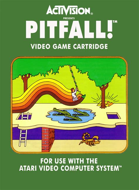 Atari 2600 - Pitfall Vintage Video Games, Classic Video Games, Retro ...