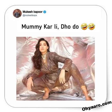 Nora Fatehi Latest Memes – Oh Yaaro