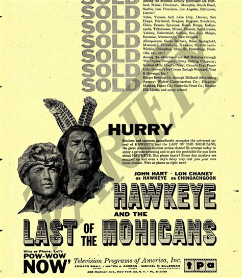 Classic Television Showbiz: Hawkeye and the Last of the Mohicans (1957)