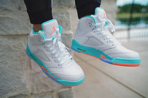 The Kid’s Air Jordan Retro 5 Is Fresh for Summer In Light Aqua – The Fresh Press by Finish Line