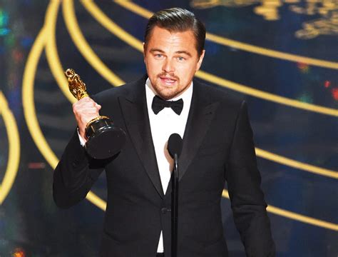 Leonardo DiCaprio Wins His First Oscar at 2016 Academy Awards