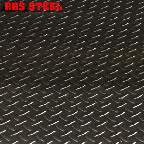 1500mm x 3000mm x 5mm Mild Steel Checker Tread Plate