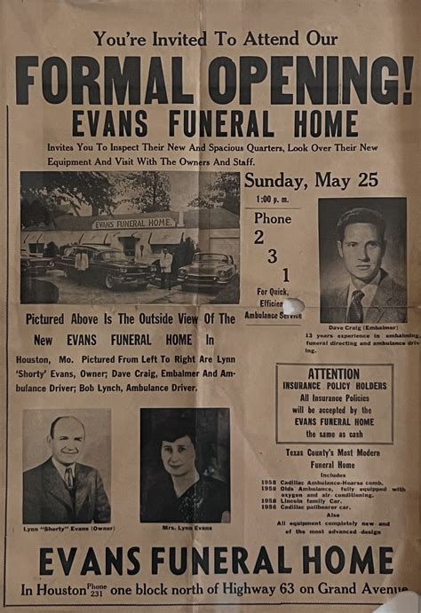 Our History | Evans Funeral Home