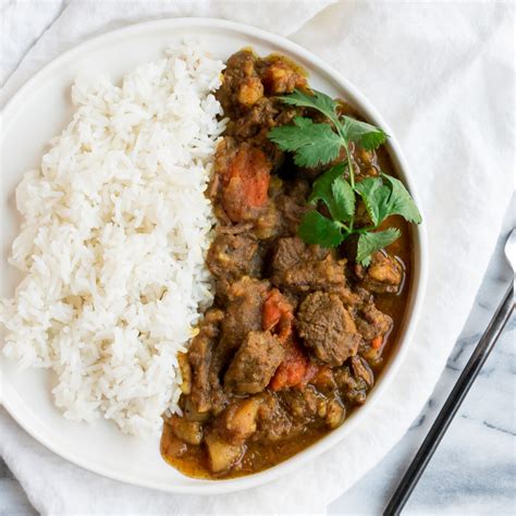 Instant Pot Curry Beef Stew - recipe by Cooks and Kid