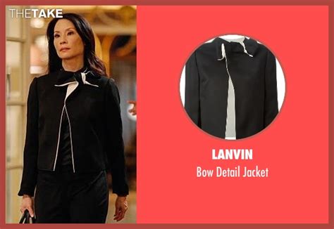 Dr. Joan Watson's Black Lanvin Bow Detail Jacket from Elementary ...