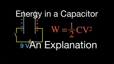 Capacitors (7 of 9) Energy Stored in a Capacitor, An Explanation - YouTube