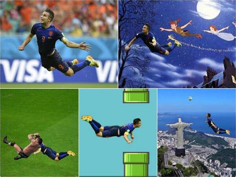 Best Robin Van Persie pictures from the diving header from the Manchester United forward ...