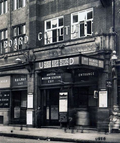 GES154 - British Museum Abandoned Station, London | London underground stations, London ...