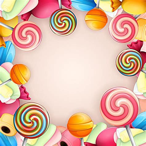 Cartoon Candy Background, Wallpaper, Dessert, Candy Background Image ...