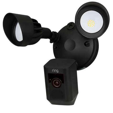 Ring Wireless Floodlight with Security Camera Black (8SF1P7-BEU0) | CEF