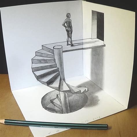 50 Beautiful 3D Drawings - Easy 3D Pencil drawings and Art works