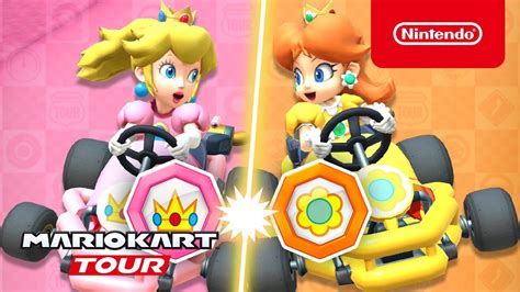 Mario Kart Tour - Peach vs. Daisy Tour Trailer - YouTube