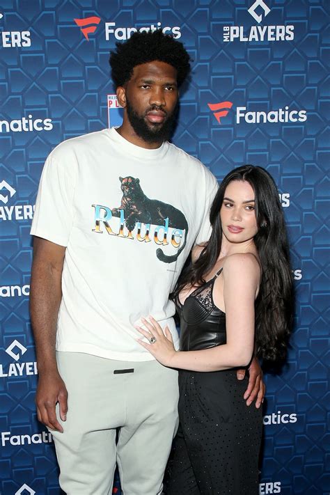 How Much Taller Is Joel Embiid Than His Wife Anne De Paula?