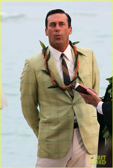 Jon Hamm: 'Mad Men' Beach Wedding Scene!: Photo 2744940 | Jon Hamm, Mad Men Photos | Just Jared ...