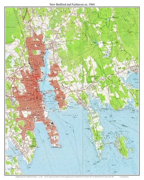 New composite maps of New Bedford and the surrounding area – Old Maps – Blog