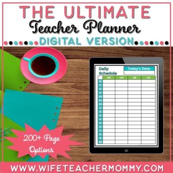 Ultimate Teacher Planner (Digital Version) by Wife Teacher Mommy