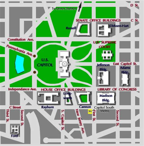 Capitol Hill Map | The Government Affairs Institute