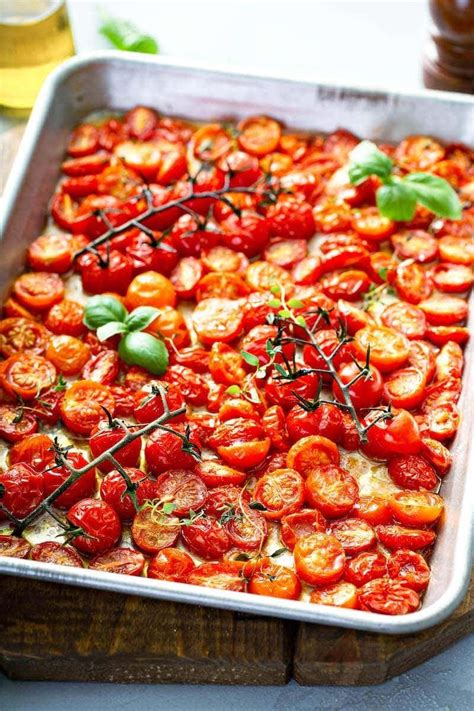 Garlic Roasted Cherry Tomatoes: in just 30 minutes and with five simple ...