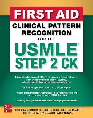 First Aid Clinical Pattern Recognition for the USMLE Step 2 Ck by Asra ...