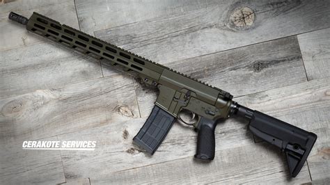 PWS MK116 PRO OD Green Rifle - Cerakote Services