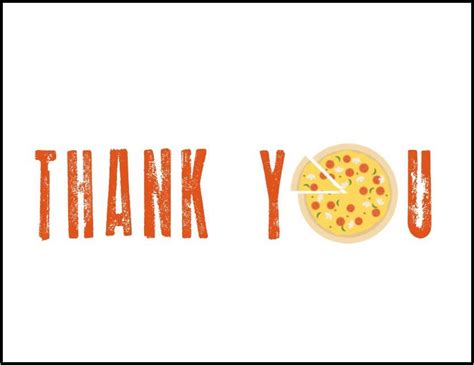 Everyone Needs a Thank You Pizza