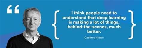 Geoffrey Hinton, the godfather of deep learning.