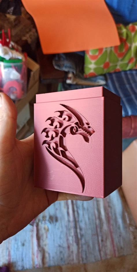 3D printable DECK BOX dragon・Cults