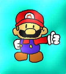 Paper Mario gives you thumbs up by JoeyHensonStudios on DeviantArt