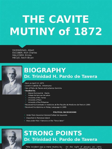 THE CAVITE MUTINY of 1872.pptx | Philippines | Armed Conflict