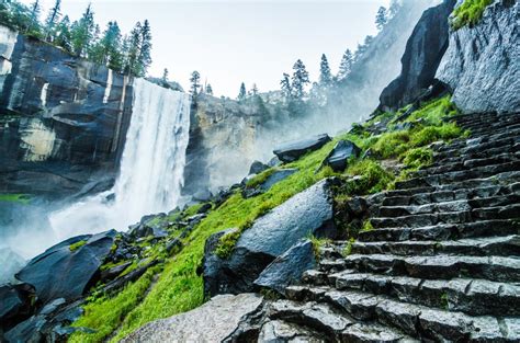 Vernal Falls, Yosemite NP jigsaw puzzle in Waterfalls puzzles on ...