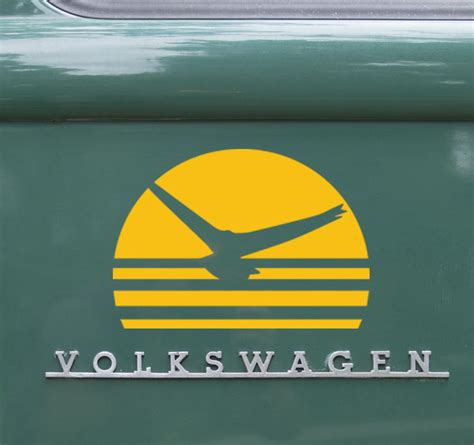 Sunset Graphical Stripe Side Sticker for Volkswagen, Campers and motorhomes