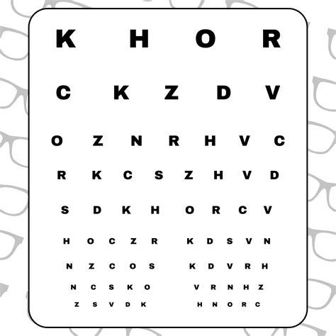 7 Best Images of Free Printable Preschool Eye Charts - Free Printable Eye Chart, Kindergarten ...
