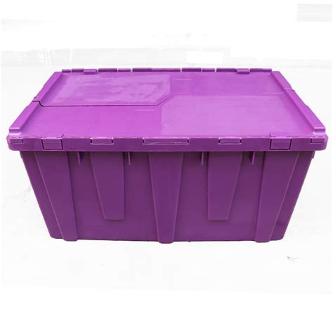 plastic totes with hinged lids | High Quality & Factory Price‎