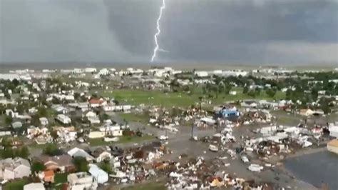 Drone's Eye View Of Damage After Tornado - Videos from The Weather Channel