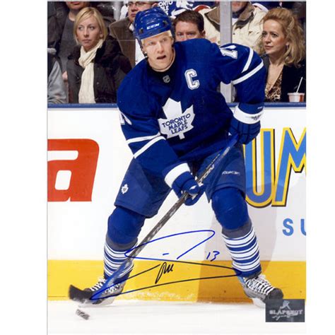 Mats Sundin Autograph Photo Toronto Maple Leafs Last Game as a Leaf