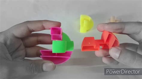 6 piece puzzle ball - YouTube