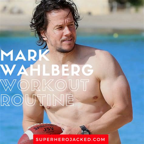 Mark Wahlberg Workout Routine and Diet Plan | Workout routine, Workout ...