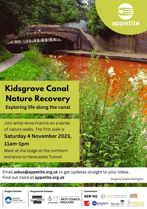 Kidsgrove Canal Nature Recovery A4 Poster Final - Appetite