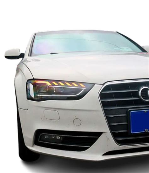 Audi A4 LED Aftermarket Headlight assembly for 2012 to 2016 upgrade high-configuration dynamic ...