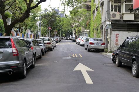 Alley parking lot editorial stock image. Image of central - 63873799