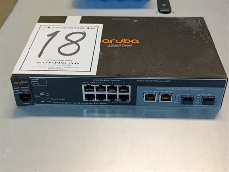 Units - HPE Aruba 2530-8G switch J9777A