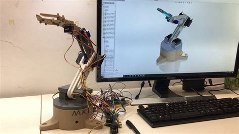 3D Printed Robotic Arm and Gripper with Arduino - YouTube