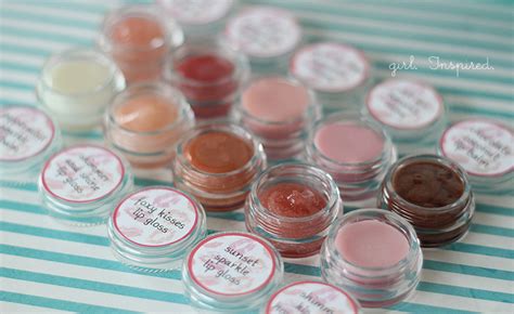 Lip Gloss DIY and Printable Labels - girl. Inspired.