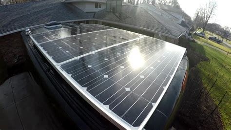 Solar Panels on DIY Ford Transit Camper Van Conversion | Ford transit ...